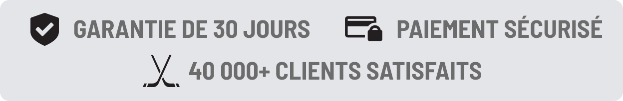 Garantie de 30 jours, paiement sécurisé, 40 000+ clients satisfaits