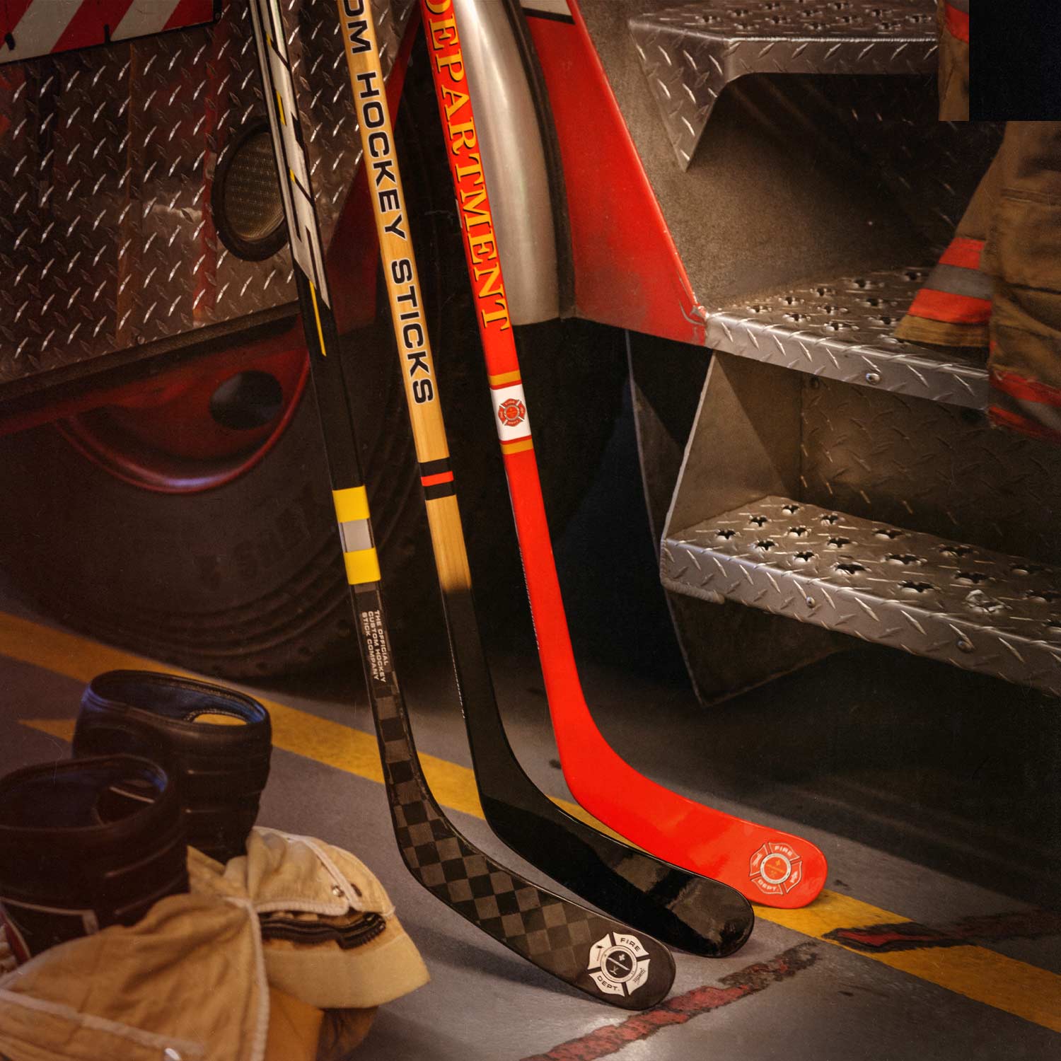 Firefighter Custom Hockey Stick