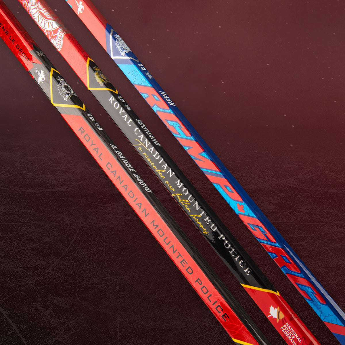 RCMP Tribute Custom Hockey Stick