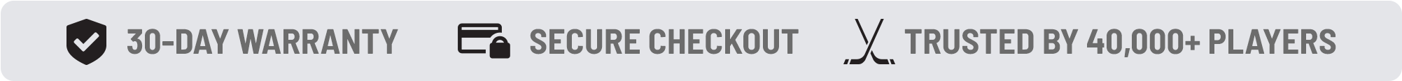 30-Day Warranty, Secure Checkout, Trusted by 40,000+ Players